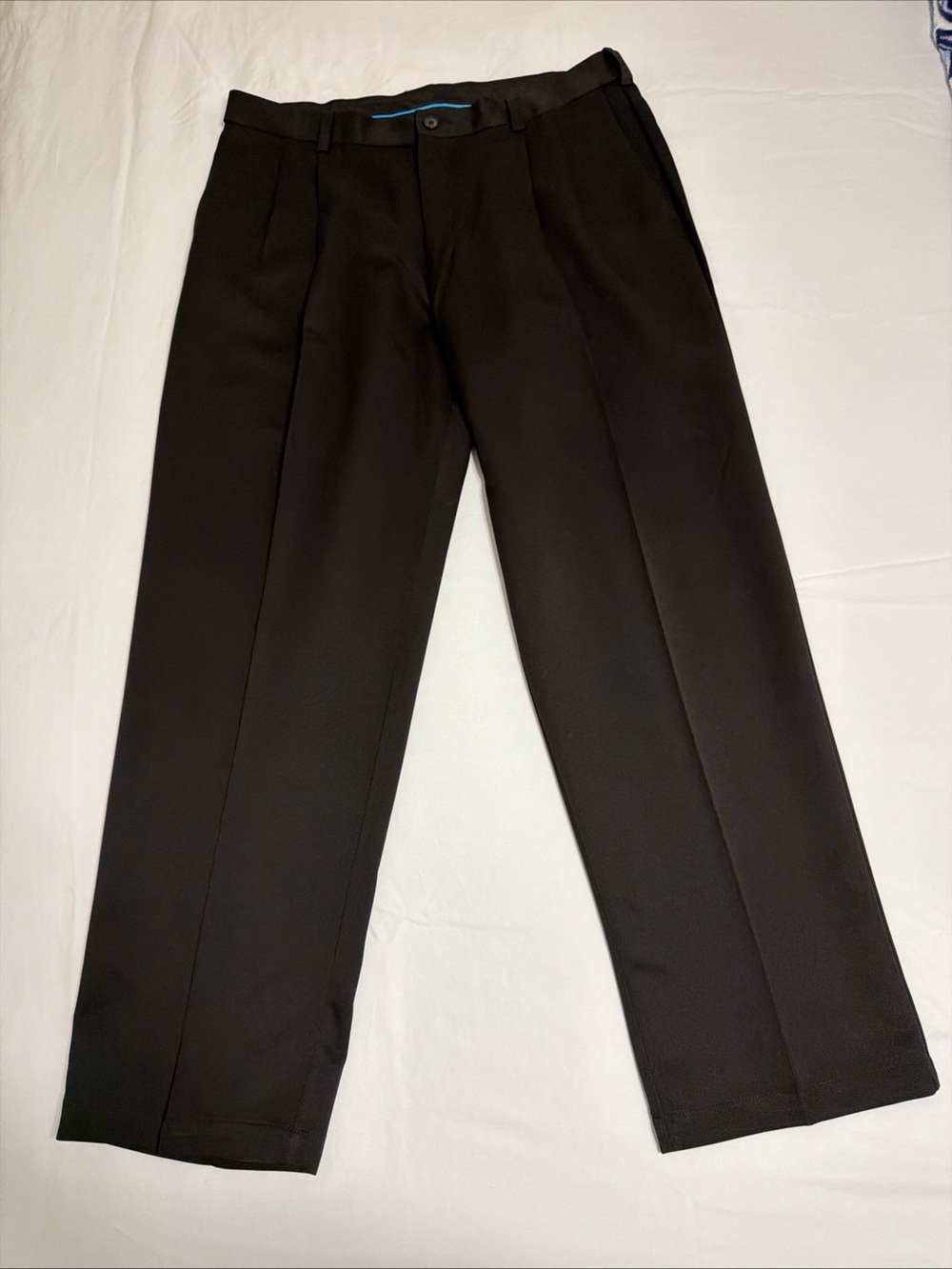 Haggar Black Men's Dress Pants 38 X 32